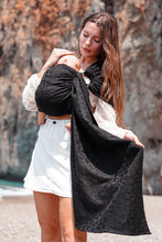 Load image into Gallery viewer, KOKADI Ring Sling - Safari Black Beauty - 50% organic cotton, 50% bamboo viscose