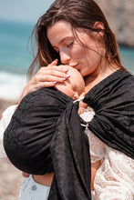 Load image into Gallery viewer, KOKADI Ring Sling - Safari Black Beauty - 50% organic cotton, 50% bamboo viscose