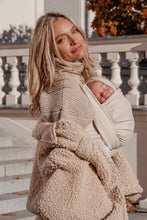 Load image into Gallery viewer, KOKADI Woven Baby Wrap - Heart2Heart Cream - 100% organic cotton