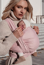 Load image into Gallery viewer, KOKADI Woven Baby Wrap - Heart2Heart Rose - 100% organic cotton