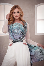 Load image into Gallery viewer, KOKADI Woven Baby Wrap - Hippie Marie - 60% bamboo viscose, 40% organic cotton