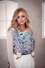 Load image into Gallery viewer, KOKADI Woven Baby Wrap - Hippie Marie - 60% bamboo viscose, 40% organic cotton