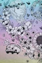 Load image into Gallery viewer, KOKADI Woven Baby Wrap - Hippie Marie - 60% bamboo viscose, 40% organic cotton