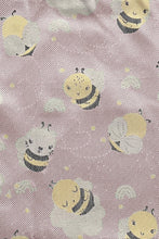 Laden Sie das Bild in den Galerie-Viewer, KOKADI Woven Baby Wrap - Wonder Bee Maya - 55% Bambusviskose, 45% Bio-Baumwolle