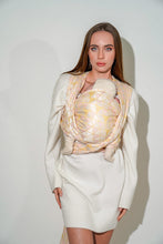 Load image into Gallery viewer, KOKADI Woven Baby Wrap - Triangle Frame Clea - 61% bamboo viscose, 20% organic cotton, 14% linen, 4% silk, 1% polyester - Sale!