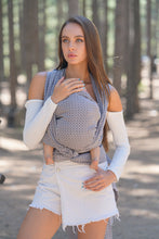 Load image into Gallery viewer, KOKADI Woven Baby Wrap - Heart2Heart Stone - 100% organic cotton