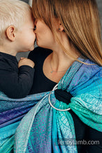 Load image into Gallery viewer, Ring sling - PEACOCK'S TAIL - FANTASY - 100% cotton