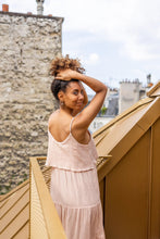 Laden Sie das Bild in den Galerie-Viewer, Summ'her Mama Nude-Peach gravid-, och amningsmaxiklänning