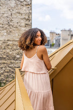 Laden Sie das Bild in den Galerie-Viewer, Summ'her Mama Nude-Peach gravid-, och amningsmaxiklänning