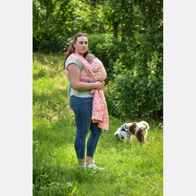 Load image into Gallery viewer, Yaro vävd sjal - La Vita Duo Coral Natural Aloe - 70% bomull, 30% Aloe garn - Utförsäljning!