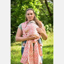 Load image into Gallery viewer, Yaro vävd sjal - La Vita Duo Coral Natural Aloe - 70% bomull, 30% Aloe garn - Utförsäljning!