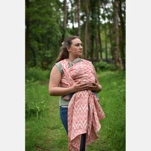 Load image into Gallery viewer, Yaro vävd sjal - La Vita Duo Coral Natural Aloe - 70% bomull, 30% Aloe garn - Utförsäljning!