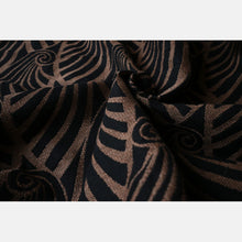 Laden Sie das Bild in den Galerie-Viewer, Yaro ringsjal - Dandy Duo Black Gold Cashmere Wool Ring Ring Sling - 50% bomull, 30% kashmir, 20% merinoull