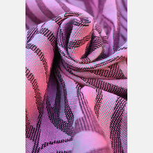 Laden Sie das Bild in den Galerie-Viewer, Yaro vävd sjal - Dandy Duo Black Green Pink Repreve Wool Blend - 40% bomull, 30% repreve, 20% merinoull, 10% silke - Utförsäljning!