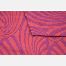 Laden Sie das Bild in den Galerie-Viewer, Yaro vävd sjal - Dandy Duo Fuchsia Purple Orange Modal Linen - 40% bomull, 30% modal, 30% linne - Utförsäljning!