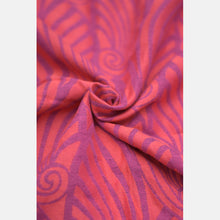 Laden Sie das Bild in den Galerie-Viewer, Yaro vävd sjal - Dandy Duo Fuchsia Purple Orange Modal Linen - 40% bomull, 30% modal, 30% linne - Utförsäljning!