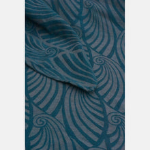 Load image into Gallery viewer, Yaro vävd sjal - Dandy Duo Petrol Grey Silk Kapok - 55% bomull, 30% silke, 15% kapok - Utförsäljning!