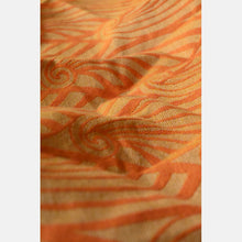 Laden Sie das Bild in den Galerie-Viewer, Yaro vävd sjal - Dandy Duo Red Gold Wool Blend - 70% bomull, 20% merinoull, 10% silke - Utförsäljning!