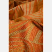 Laden Sie das Bild in den Galerie-Viewer, Yaro vävd sjal - Dandy Duo Red Gold Wool Blend - 70% bomull, 20% merinoull, 10% silke - Utförsäljning!