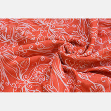Laden Sie das Bild in den Galerie-Viewer, Yaro ringsjal - Elvish Duo Honey Orange Wool Blend Ring Sling - 60% bomull, 30% merinoull, 5% kashmir, 5% silke