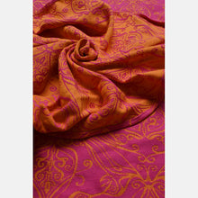 Load image into Gallery viewer, Yaro ringsjal - Elvish Duo Yellow Pink Orange Ring Sling - 100% bomull - Utförsäljning!