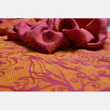 Laden Sie das Bild in den Galerie-Viewer, Yaro vävd sjal - Elvish Duo Yellow Pink Orange - 100% bomull - Utförsäljning!