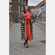 Laden Sie das Bild in den Galerie-Viewer, Yaro vävd sjal - Elvish Duo Yellow Pink Orange - 100% bomull - Utförsäljning!