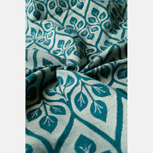 Laden Sie das Bild in den Galerie-Viewer, Yaro vävd sjal - La Vita Duo Black Petrol Natural Alpaca Wool - 50% bomull, 30% baby alpacka, 20% merinoull - Utförsäljning!