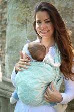 Load image into Gallery viewer, Yaro woven wrap - La Vita Mint - 100% cotton