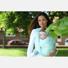Load image into Gallery viewer, Yaro woven wrap - La Vita Mint - 100% cotton