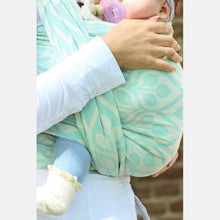 Load image into Gallery viewer, Yaro woven wrap - La Vita Mint - 100% cotton