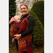 Load image into Gallery viewer, Yaro vävd sjal - La Vita Trinity Firebird Rainbow High Wool - 50% bomull, 50% merinoull - Utförsäljning!