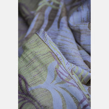 Load image into Gallery viewer, Yaro woven wrap - Oasis Duo Yellow Brown Bamboo Tencel - 40% cotton, 30% bamboo, 30% tencel
