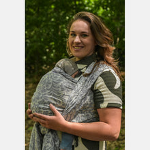 Laden Sie das Bild in den Galerie-Viewer, Yaro gewebter Schal – Rococo Navy Confetti – 99 % Baumwolle, 1 % Polyester