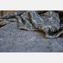 Load image into Gallery viewer, Yaro ring sling - Terra Duo Grey Black Wool Boucle - 70% cotton, 25% merino wool, 5% polyamide