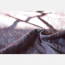 Ladda upp bild till gallerivisning, Yaro vävd sjal - Terra Duo Nuage Pastel Blue Silk - 70% bomull, 30% silke