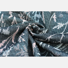Laden Sie das Bild in den Galerie-Viewer, Yaro vävd sjal - Terra Duo Old Rose Black Silk - 70% bomull, 30% silke