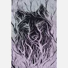 Load image into Gallery viewer, Yaro ring sling - Wolf Duo Black White Tencel Seacell Ring Sling - 60% cotton, 30% tencel, 10% seacell