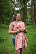 Load image into Gallery viewer, Yaro vävd sjal - La Vita Duo Coral Natural Aloe - 70% bomull, 30% Aloe garn - Utförsäljning!