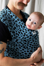 Laden Sie das Bild in den Galerie-Viewer, Coracor Abstract Dot Blue trikåsjal