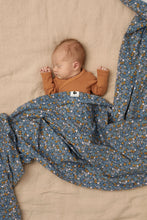 Laden Sie das Bild in den Galerie-Viewer, Coracor Tinyflower Blue trikåsjal