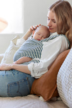 Ladda upp bild till gallerivisning, Coracor Stripe Indigo trikåsjal