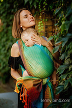 Laden Sie das Bild in den Galerie-Viewer, Lenny Lamb Woven Baby Wrap/Vävd sjal - LITTLE LOVE JUNGLE - 100% bomull - Utförsäljning!