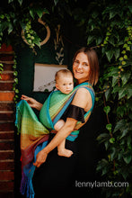 Laden Sie das Bild in den Galerie-Viewer, Lenny Lamb Woven Baby Wrap/Vävd sjal - LITTLE LOVE JUNGLE - 100% bomull - Utförsäljning!