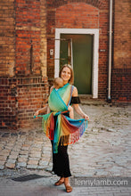 Laden Sie das Bild in den Galerie-Viewer, Lenny Lamb Woven Baby Wrap/Vävd sjal - LITTLE LOVE JUNGLE - 100% bomull - Utförsäljning!