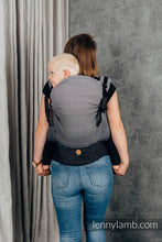 Load image into Gallery viewer, LennyPreschool Carrier - LITTLE HERRINGBONE OMBRE GRAY - 100% cotton
