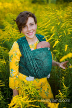 Load image into Gallery viewer, Lenny Lamb Woven Baby Wrap - WILD WINE - IVY - 51% cotton, 49% silk