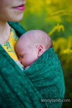 Load image into Gallery viewer, Lenny Lamb Woven Baby Wrap - WILD WINE - IVY - 51% cotton, 49% silk