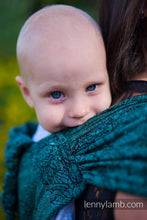 Load image into Gallery viewer, LennyHybrid Half Buckle Carrier - WILD WINE - IVY - 51% cotton, 49% silk - Standard