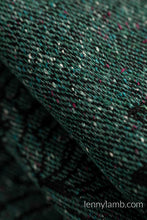 Load image into Gallery viewer, LennyHybrid Half Buckle Carrier - WILD WINE - IVY - 51% cotton, 49% silk - Standard